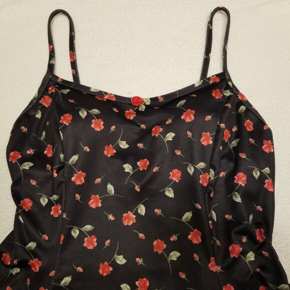 Vintage Rose One Piece Dress Bathing Suit Medium Made in Canada Suit Your Self! - Picture 4 of 14